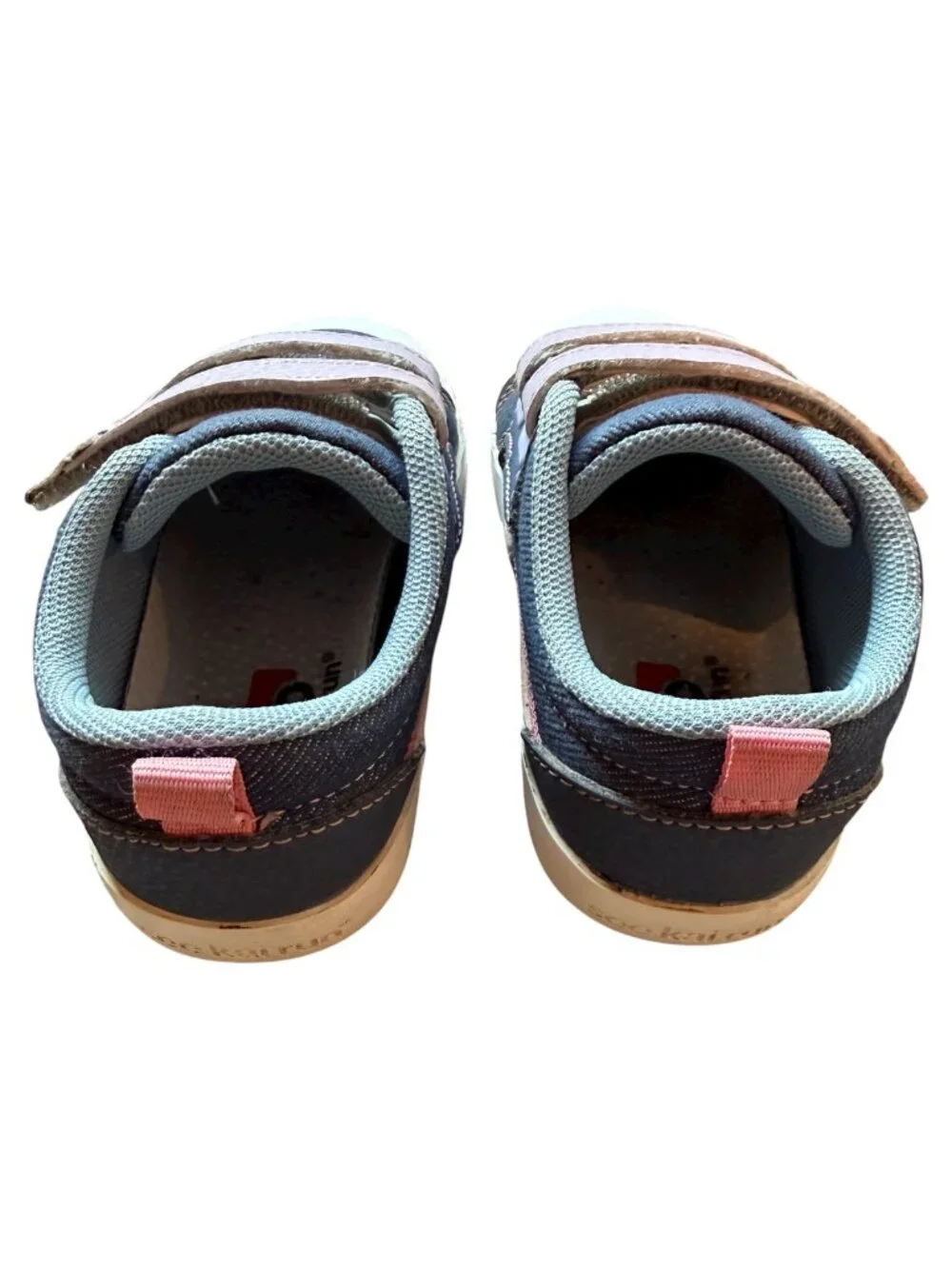 See Kai Run Riley Sneakers – Blue Denim, Purple & Pink – Toddler Size 8